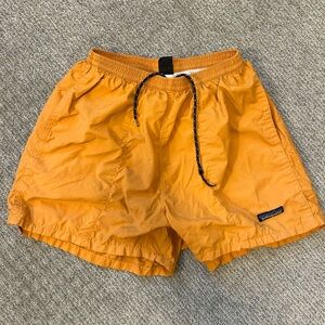 Patagonia vintage Y2K Baggies nylon Shorts Women's Small Orange Lightweight